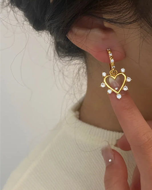 Heart Earrings.